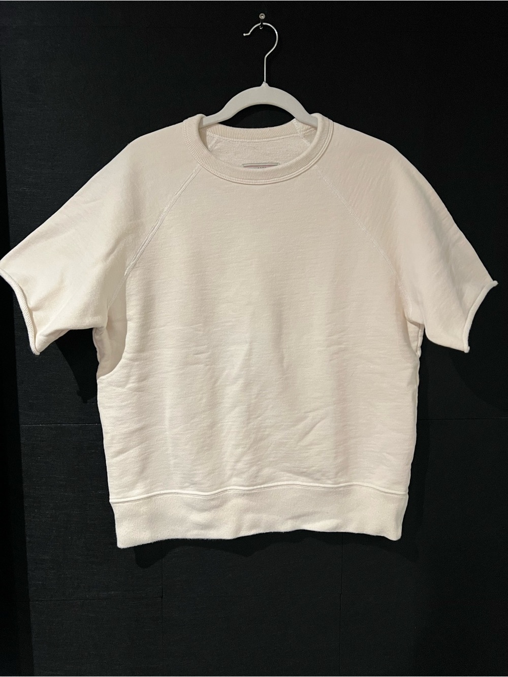 Men's Short-Sleeve Crewneck Sweatshirt - Cream